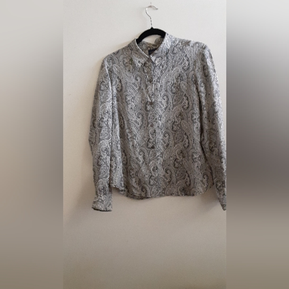 Charter Club Button down blouse Size 10